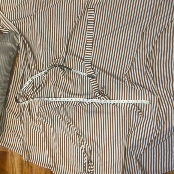 Striped Maxi Dress - Brown and White - Picture 7 of 7